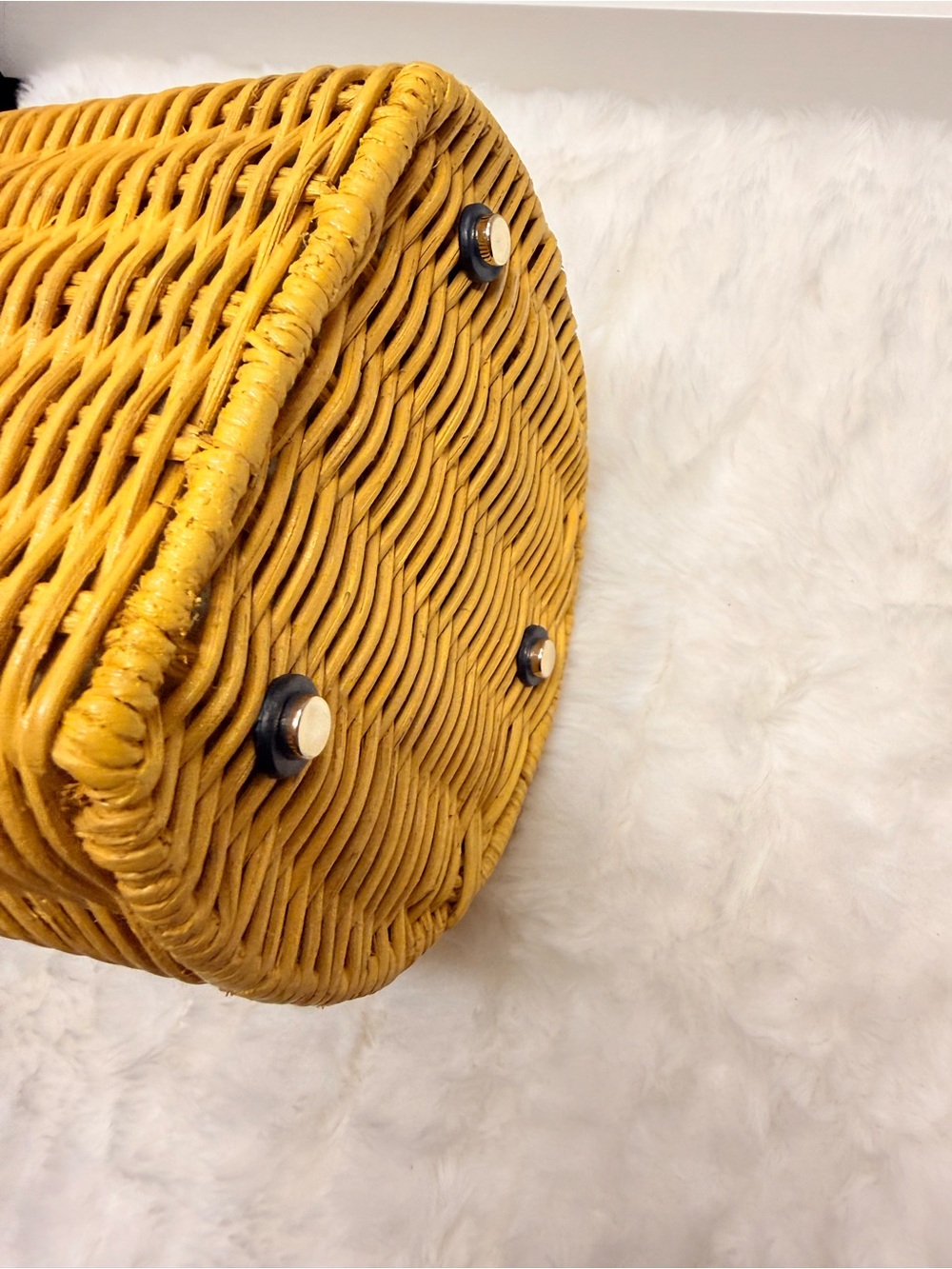 KATE SPADE Rumi Wicker Bucket Bag - Picture 4 of 6